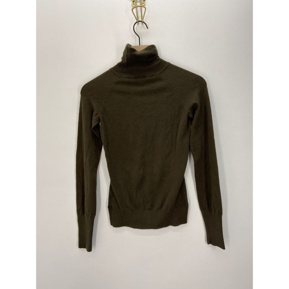Jacob Turtle Neck Long Sleeve Solid Sweater Brown